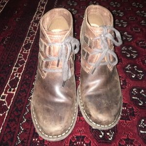 Clark ankle boots.